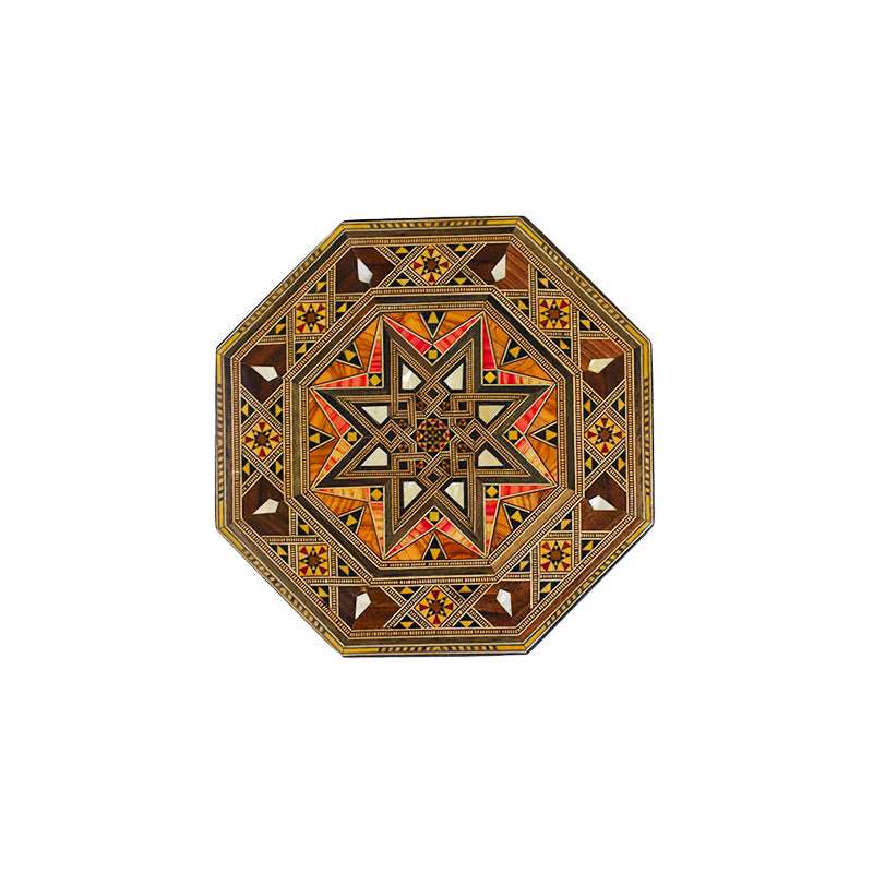 Wooden Mosaic box - Octagon - Mosaic Geometric Pattern - HM1501