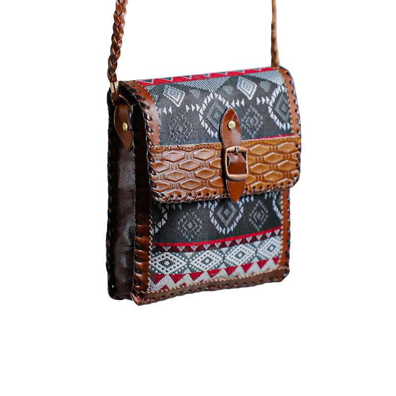 Square Handmade handbag- Damasco - Pharaonic style- HM1514