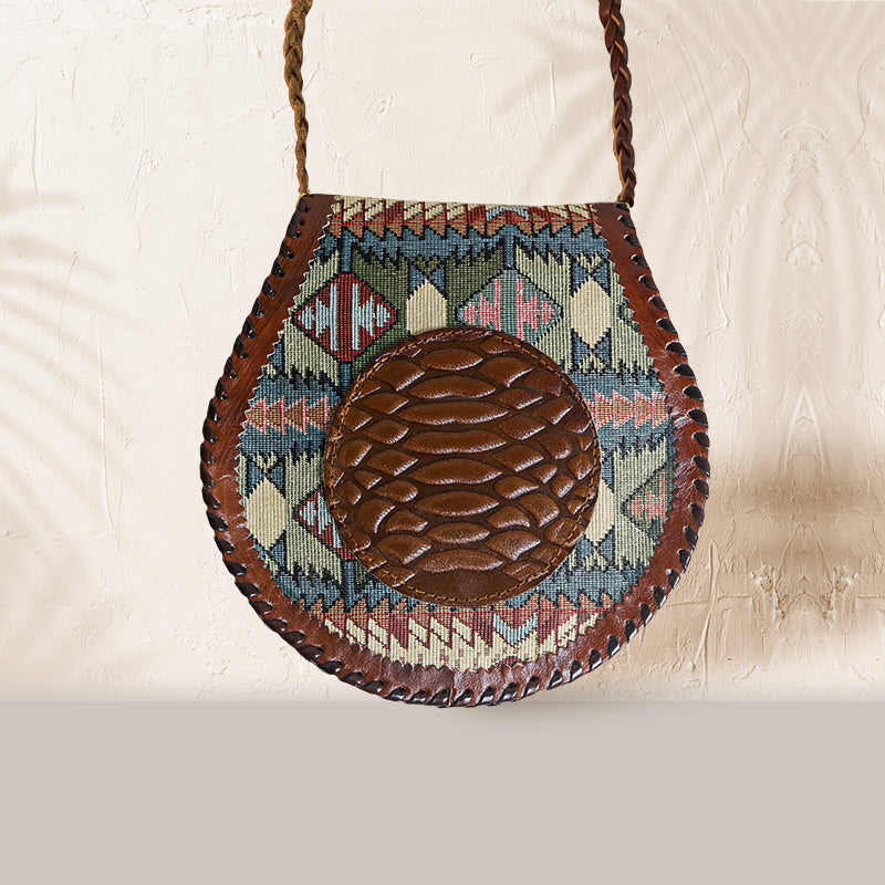 Circle Handmade handbag- Damasco - Pharaonic style- HM1509