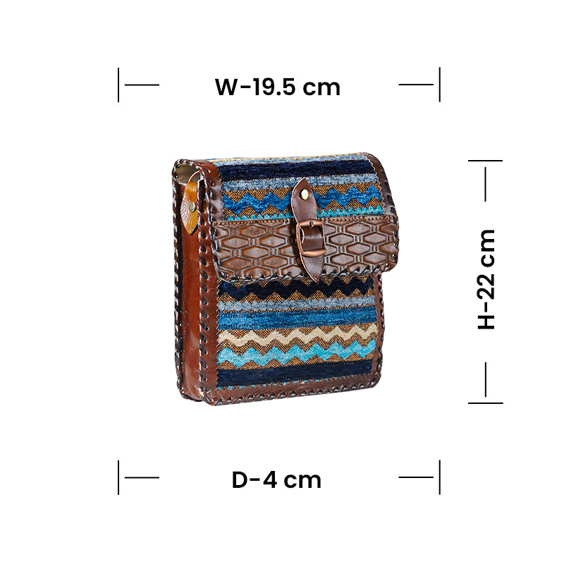 Square Handmade handbag- Damasco - Pharaonic style- HM1514