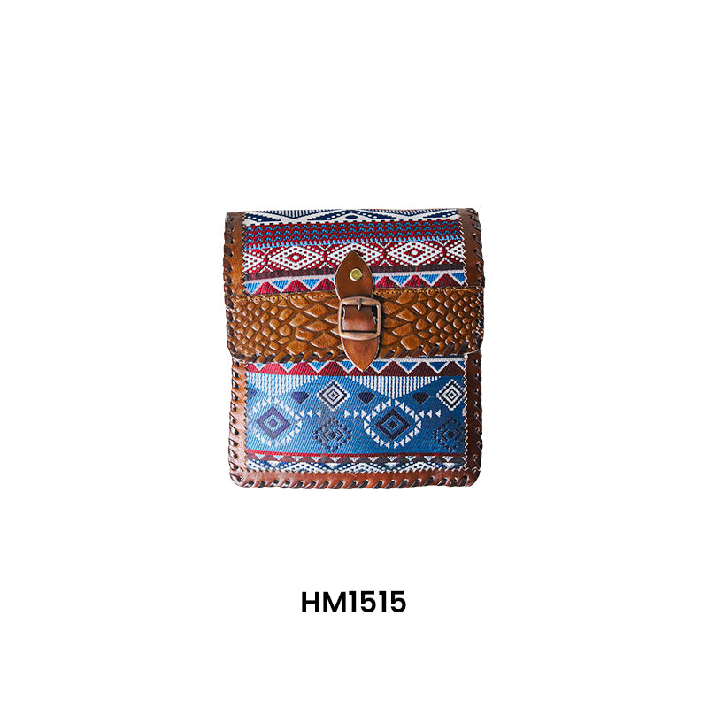 Square Handmade handbag- Damasco - Jeans style- HM1515